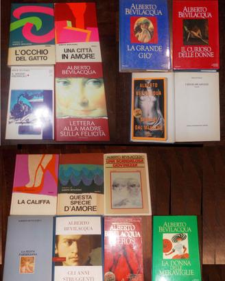 LOTTO 15 LIBRI ALBERTO BEVILACQUA 1966-2000