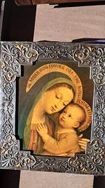 Icona Sacra Madonna - Argento 925