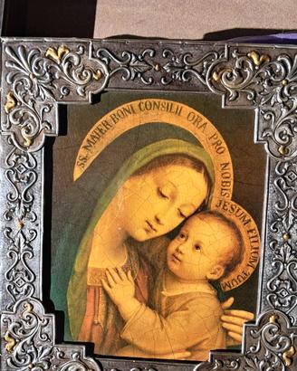 Icona Sacra Madonna - Argento 925