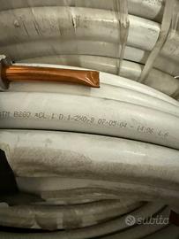 Tubo rame preisolato 1/2” × 0,8  bobine da 50 m