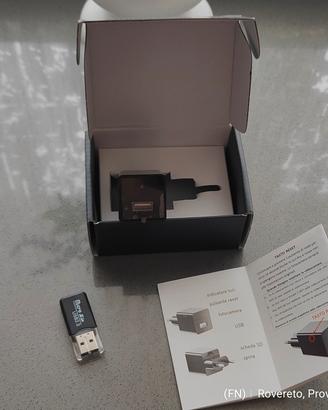 TELECAMERA nascosta in caricabatterie USB