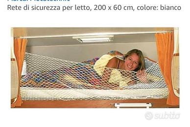 Rete protezione letto a castello Camper e caravan