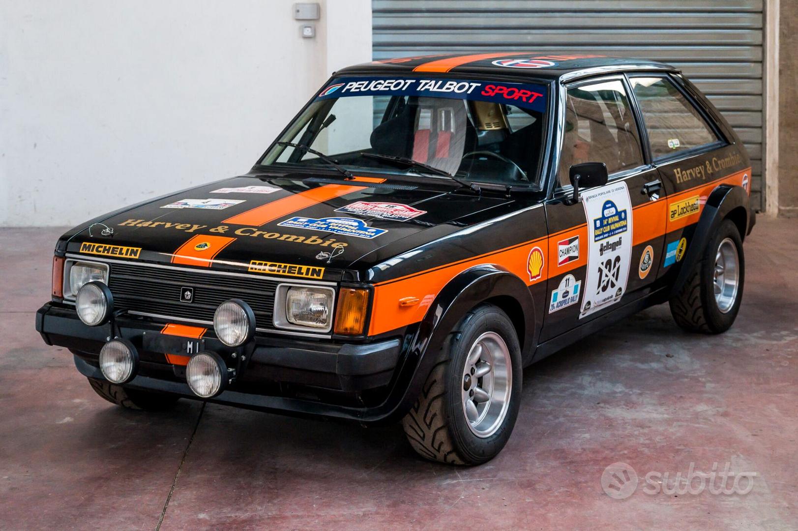 Talbot sunbeam lotus - pièces et voitures de course à vendre, de rallye et de circuit