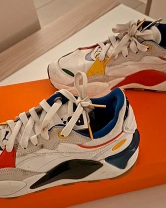 Puma RS-X³ Puzzlein colorazione bianca
