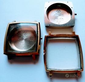 Cassa per orologio Zenith Respirator placcata oro