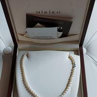Collana MIKIKO in oro 18kt e perle coltivate