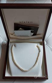 Collana MIKIKO in oro 18kt e perle coltivate