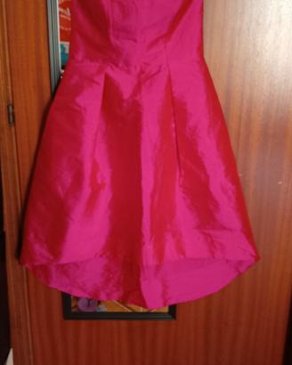 abito vintage cerimonia fuxia taglia M