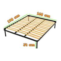 Rete matrimoniale a doghe - come nuovo!