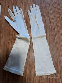 guanti lunghi raso