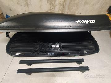 Farad box 400L + barre portatutto