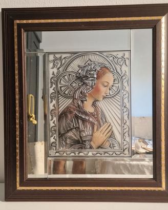 Quadro con Specchio in Argento 925 - 55x45 cm
