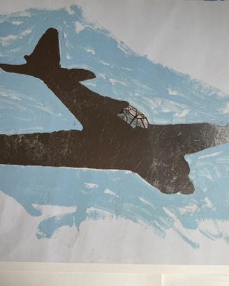 Schifano serigrafia e collage