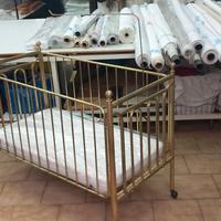 culla in ottone antica