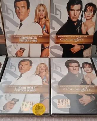 4 dvd 007 sigillati