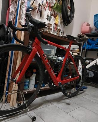 Bici corsa de rosa protos