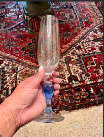 KOSTAbodaFLUTcaliceCRISTALLOchampagneBLUrigatoVINT