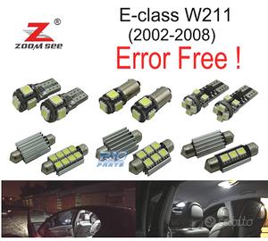 KIT 25 LAMPADE LED INTERNE MERCEDES CLASSE E W211 