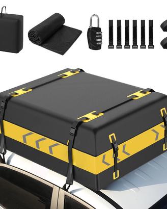 Box da tetto per auto pieghevole,15piedi cubi/425