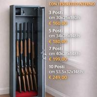 Armadio Portafucili 3Posti in Acciaio-Sicuro Nuovo