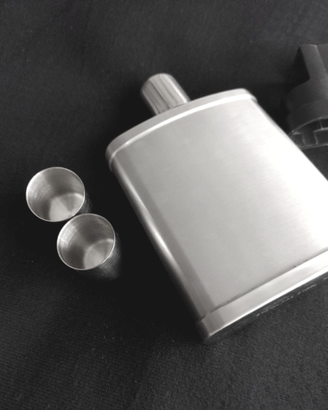 fiaschetta Coney Hip Flask stainless steel 7 oz