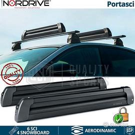 Noleggio Portasci 6 Sci o 4 Snowboard Omologato