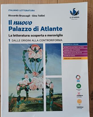 libro di  italiano il nuovo palazzo di atlante 1