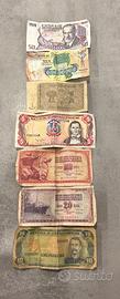 Lotto monete e banconote vintage italiane + estere