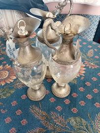 3 bottiglie buton vintage da collezione 
