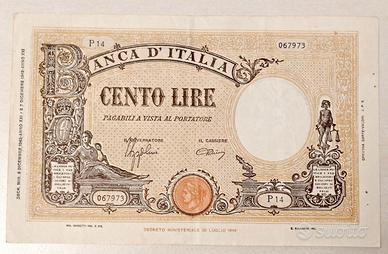 100 Lire Barbetti - Testina Fascio 09/12/1942