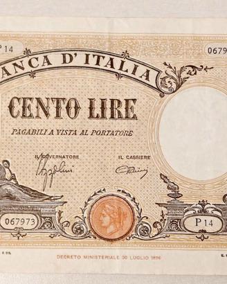 100 Lire Barbetti - Testina Fascio 09/12/1942
