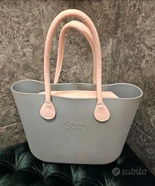 Borsa O Bag scocca light blue
