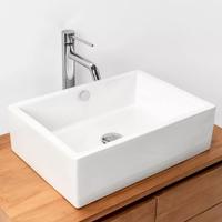 Lavabo d'appoggio rettangolare 51x36 cm ceramica b