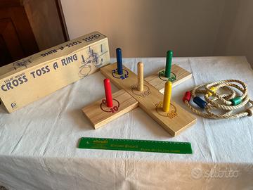 🟥Gioco Cross Toss a Ring anelli pioli🟦