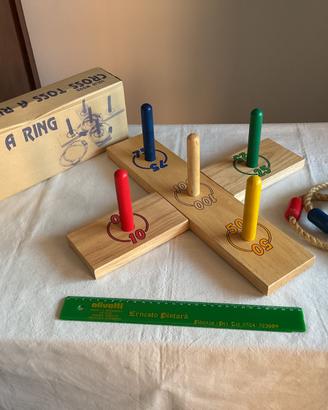 🟥Gioco Cross Toss a Ring anelli pioli🟦