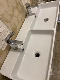 Lavabo doppia vasca bagno