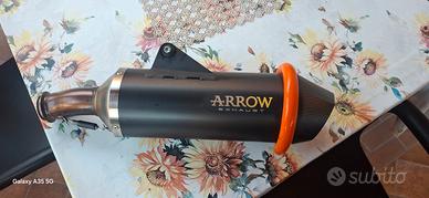 scarico arrow con raccordo decat 