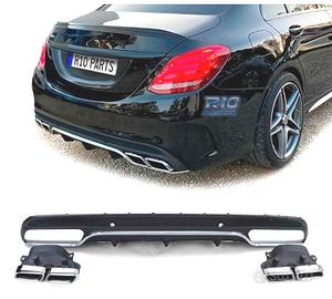 DIFFUSORE MERCEDES CLASSE C W205 14-18 LOOK AMG C6