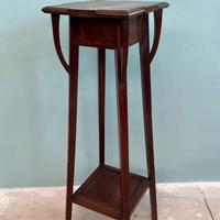 Trespolo Liberty portafiori in mogano massello