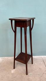 Trespolo Liberty portafiori in mogano massello