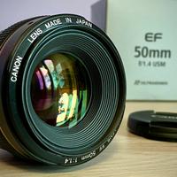 Canon EF 50mm f/1.4 USM FF e APS-C