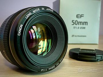 Canon EF 50mm f/1.4 USM FF e APS-C