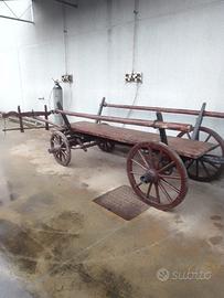 Carretto d’epoca in legno