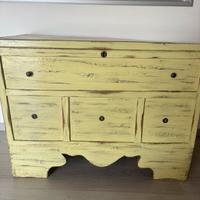 Mobile cassapanca dipinto a mano