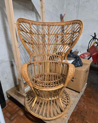 Poltrone vimini Biancamano Giò Ponti