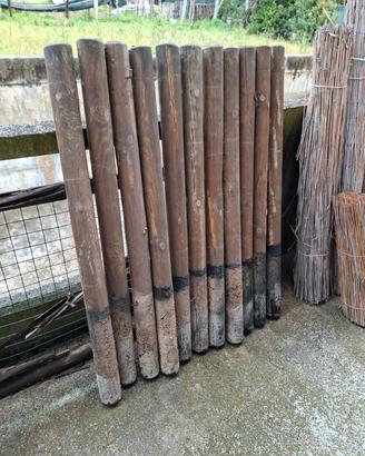 cancelletto e paletti per recinzione