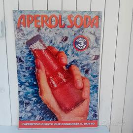 Insegna Tabella Aperol Soda Anni 90