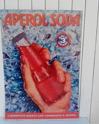 Insegna Tabella Aperol Soda Anni 90