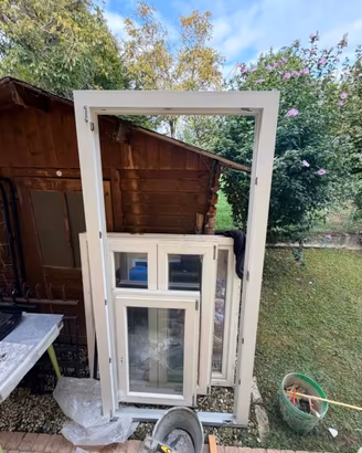 Porta finestra in PVC