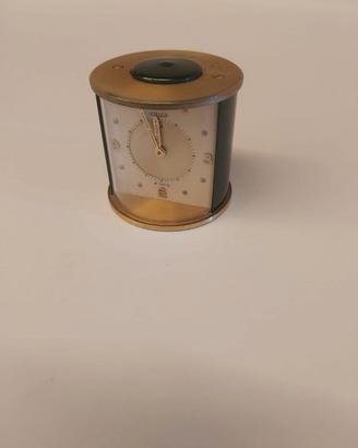 OROLOGIO SVEGLIA DA TAVOLO JAEGER OTTONE ANNI '50